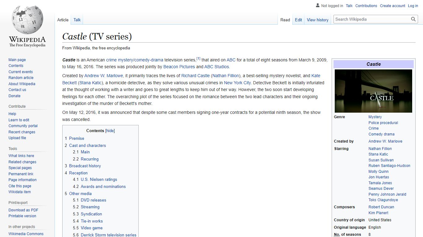 Castle (TV series) - Wikipedia