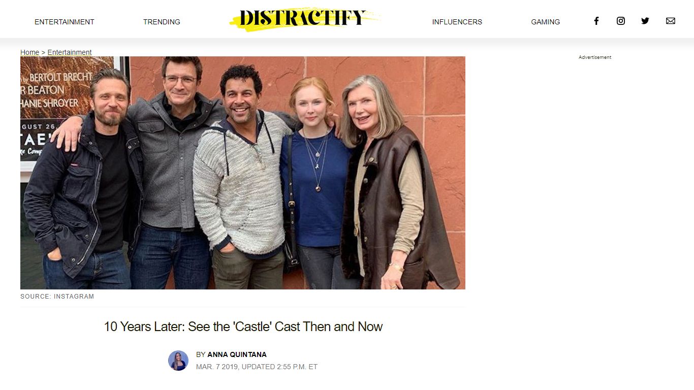 See the 'Castle' Cast 10 Years After the Series Premiere - Distractify